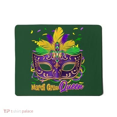 Festive Mardi Gras Queen Mousepad