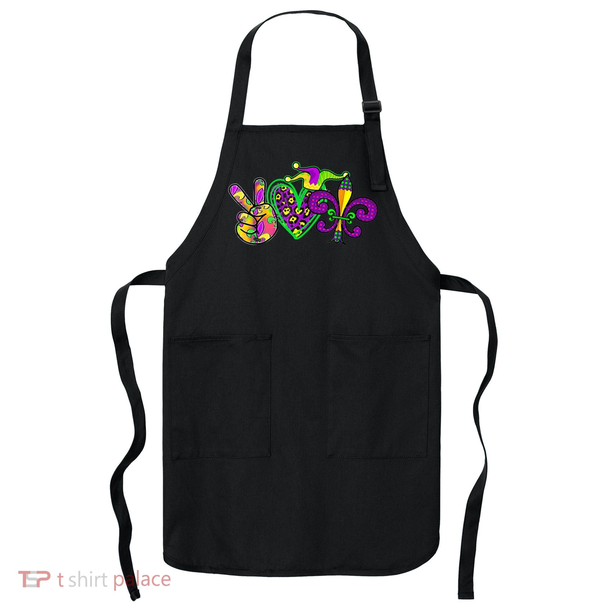 Funny Mardi Gras Women Girl Apron