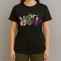 Funny Mardi Gras Women Girl T-Shirt thumb 4