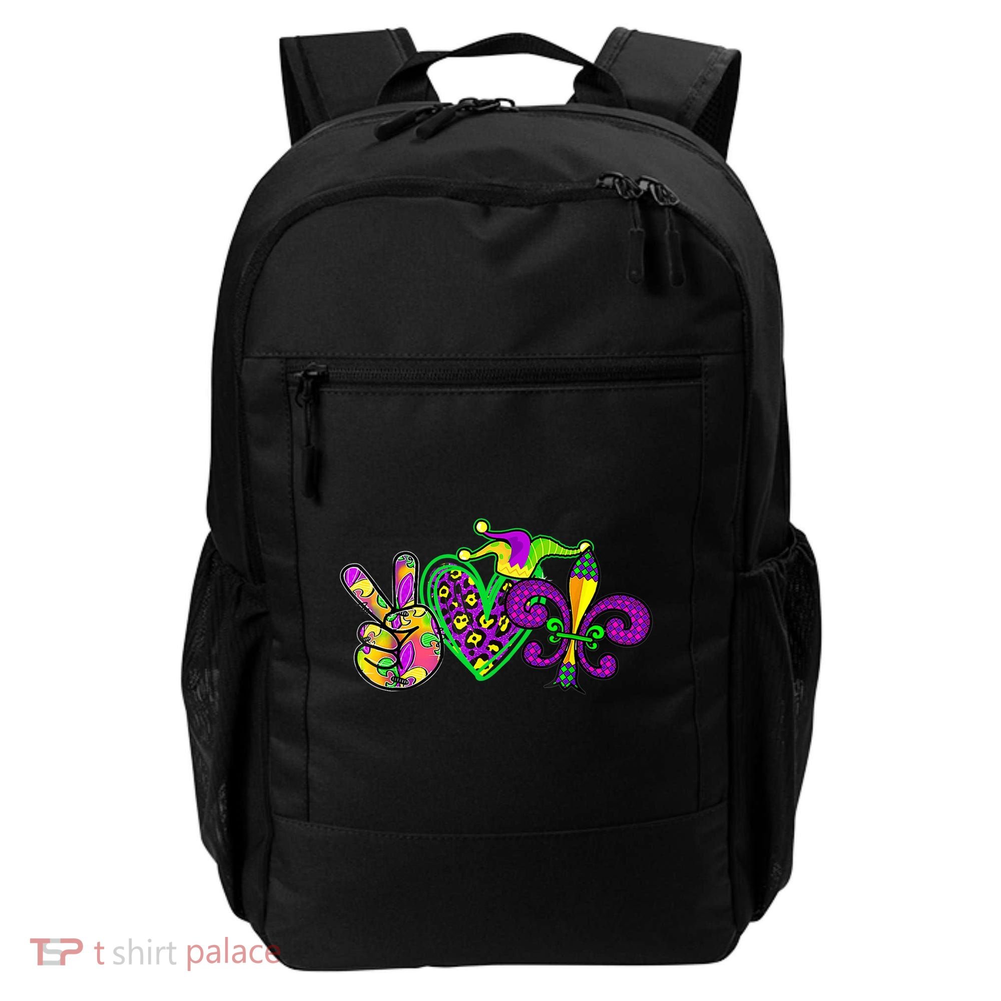 Funny Mardi Gras Women Girl Backpack
