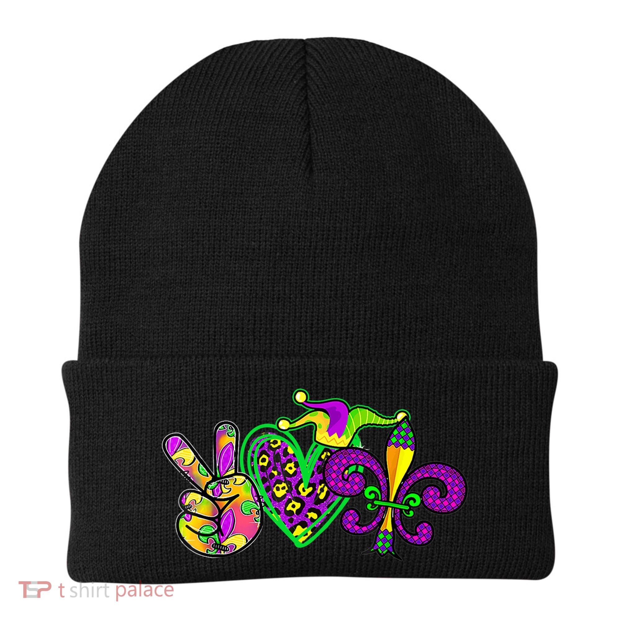 Funny Mardi Gras Women Girl Beanie