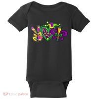 Funny Mardi Gras Women Girl Baby Bodysuit thumb 0