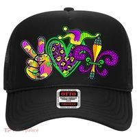 Funny Mardi Gras Women Girl Hat thumb 0