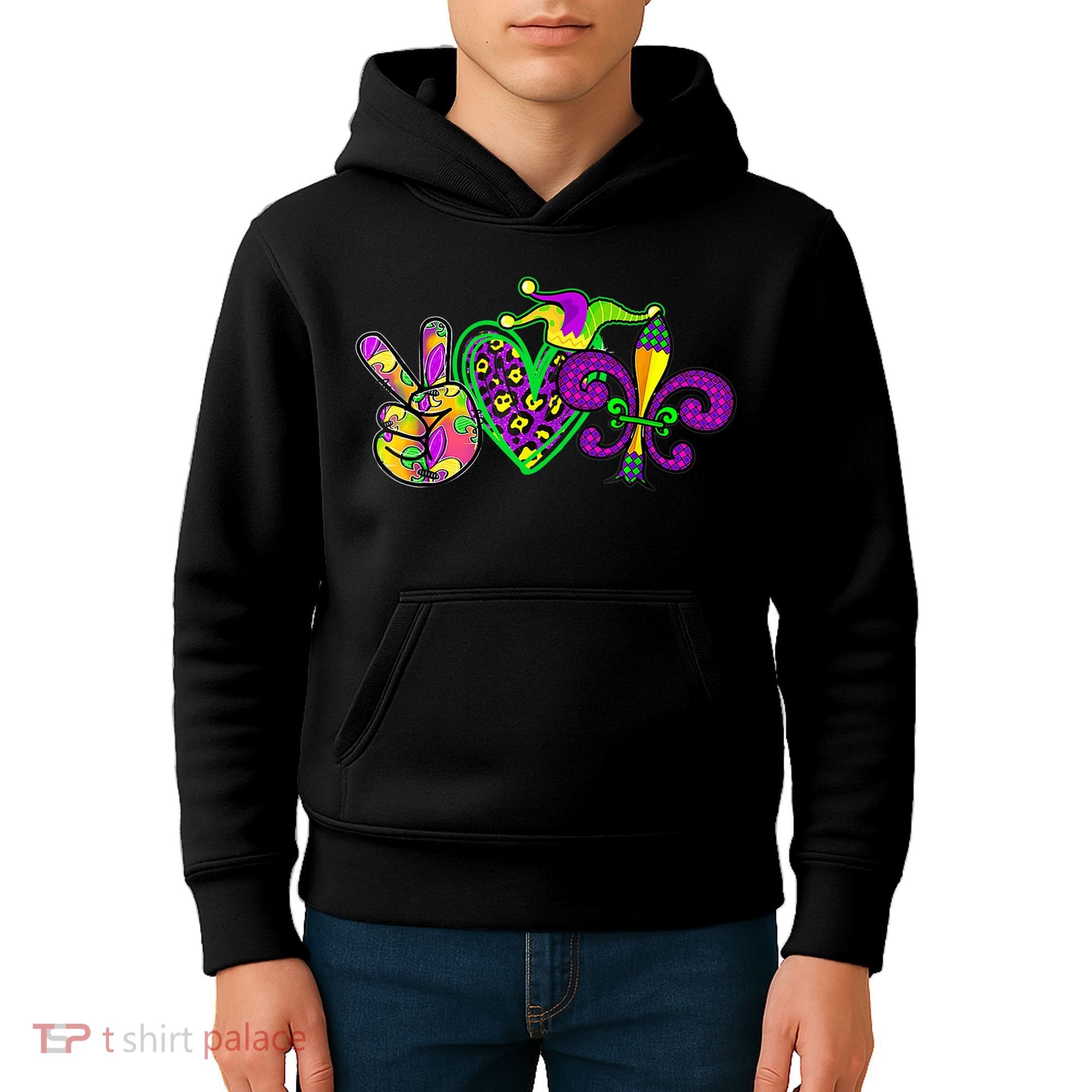 Funny Mardi Gras Women Girl Kids Hoodie