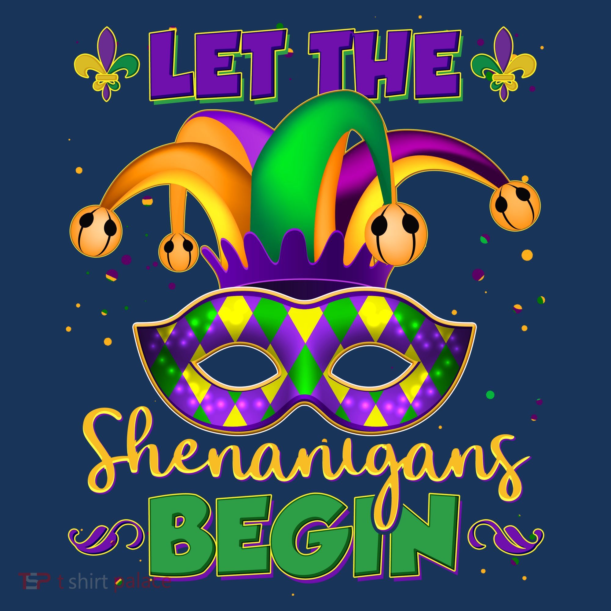 Funny Mardi Gras Let The Shenanigans Begin Jester Hat Mask Visor