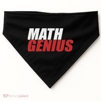 Funny Math Genius Pi Day USA-Made Doggie Bandana thumb 0