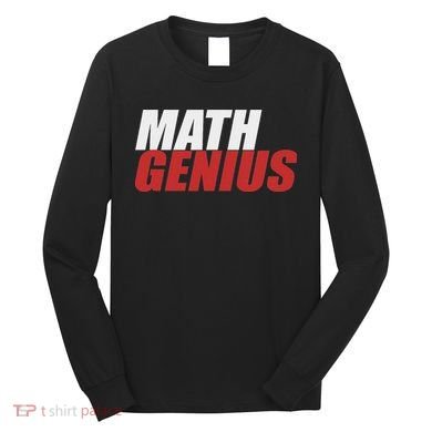 Funny Math Genius Pi Day Long Sleeve Shirt