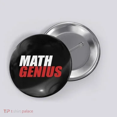 Funny Math Genius Pi Day Button