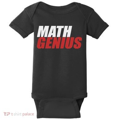 Funny Math Genius Pi Day Baby Bodysuit