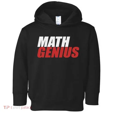 Funny Math Genius Pi Day Toddler Hoodie