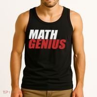 Funny Math Genius Pi Day Tank Top thumb 3