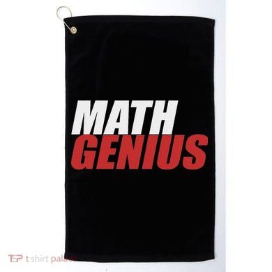 Funny Math Genius Pi Day Golf Towel