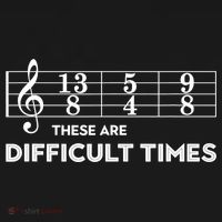Funny Musician Gift These Are Difficult Times Gift Kids Sweatshirt thumb 2