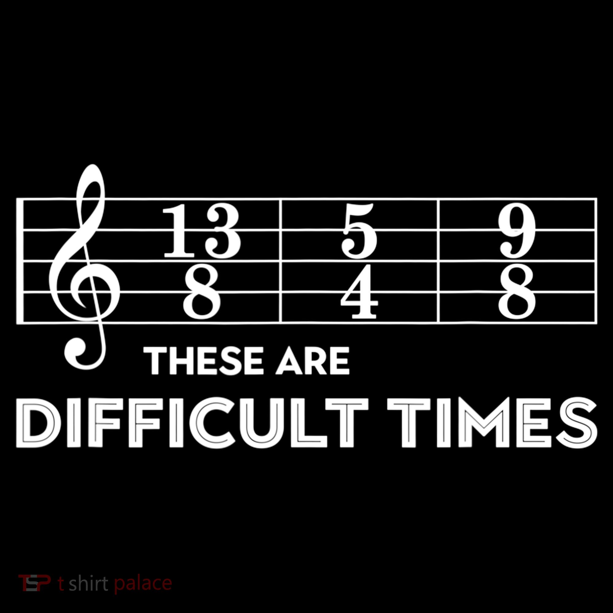 Funny Musician Gift These Are Difficult Times Gift Kids Sweatshirt