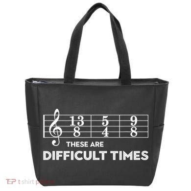 Funny Musician Gift These Are Difficult Times Gift Tote Bag