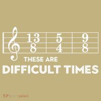 Funny Musician Gift These Are Difficult Times Gift Mousepad thumb 1