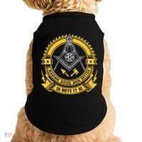 Freemason Making Good Better Mason So Mote It Be Masonic Doggie Tank thumb 0