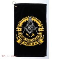 Freemason Making Good Better Mason So Mote It Be Masonic Golf Towel thumb 0