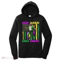 Funny Mardi Gras Donald Trump Dance American Flag Crawfish Gift Women's Hoodie thumb 0