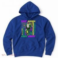 Funny Mardi Gras Donald Trump Dance American Flag Crawfish Gift Hoodie thumb 0