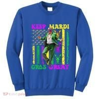 Funny Mardi Gras Donald Trump Dance American Flag Crawfish Gift Sweatshirt thumb 0