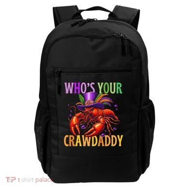 Funny Mardi Gras Crawfish With Beads And Feathers Backpack