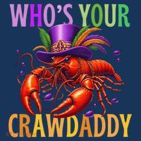 Funny Mardi Gras Crawfish With Beads And Feathers Tank Top thumb 6