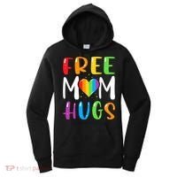 Free Mom Hugs Rainbow Heart Lgbt Pride Month Gift Women's Hoodie thumb 0