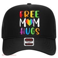 Free Mom Hugs Rainbow Heart Lgbt Pride Month Gift Hat thumb 0