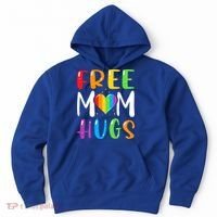 Free Mom Hugs Rainbow Heart Lgbt Pride Month Gift Hoodie thumb 0