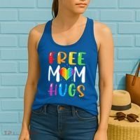 Free Mom Hugs Rainbow Heart Lgbt Pride Month Gift Women's Tank Top thumb 2