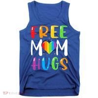 Free Mom Hugs Rainbow Heart Lgbt Pride Month Gift Tank Top thumb 0