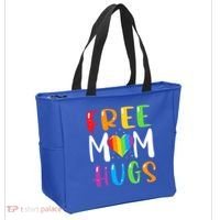 Free Mom Hugs Rainbow Heart Lgbt Pride Month Gift Tote Bag thumb 2