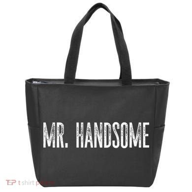 Funny Mr. Handsome Fun Gag Novelty Tote Bag