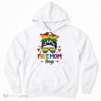 Free Mom Hugs Free Mom Hugs Inclusive Pride LGBTQ Hoodie thumb 0