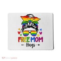 Free Mom Hugs Free Mom Hugs Inclusive Pride LGBTQ Mousepad thumb 0