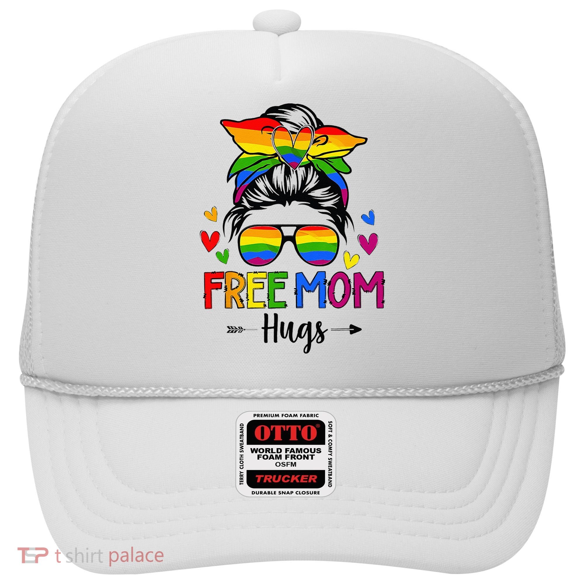 Free Mom Hugs Free Mom Hugs Inclusive Pride LGBTQ Hat