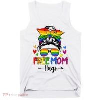 Free Mom Hugs Free Mom Hugs Inclusive Pride LGBTQ Tank Top thumb 0