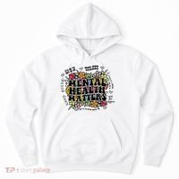 Floral Mental Health Matters Canvas Tote Bag Psychology Hoodie thumb 0