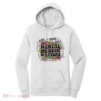 Floral Mental Health Matters Canvas Tote Bag Psychology Women's Hoodie thumb 0