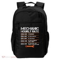Funny Mechanic Hourly Rate Auto Repair Mechanic Labor Rates Backpack thumb 0