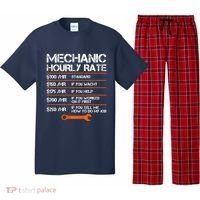 Funny Mechanic Hourly Rate Auto Repair Mechanic Labor Rates Pajama Set thumb 0