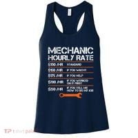 Funny Mechanic Hourly Rate Auto Repair Mechanic Labor Rates Women's Tank Top thumb 0