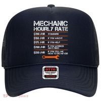 Funny Mechanic Hourly Rate Auto Repair Mechanic Labor Rates Hat thumb 0