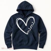 Funny Mimi Heart For Grandma Mother Day Wo Hoodie thumb 0