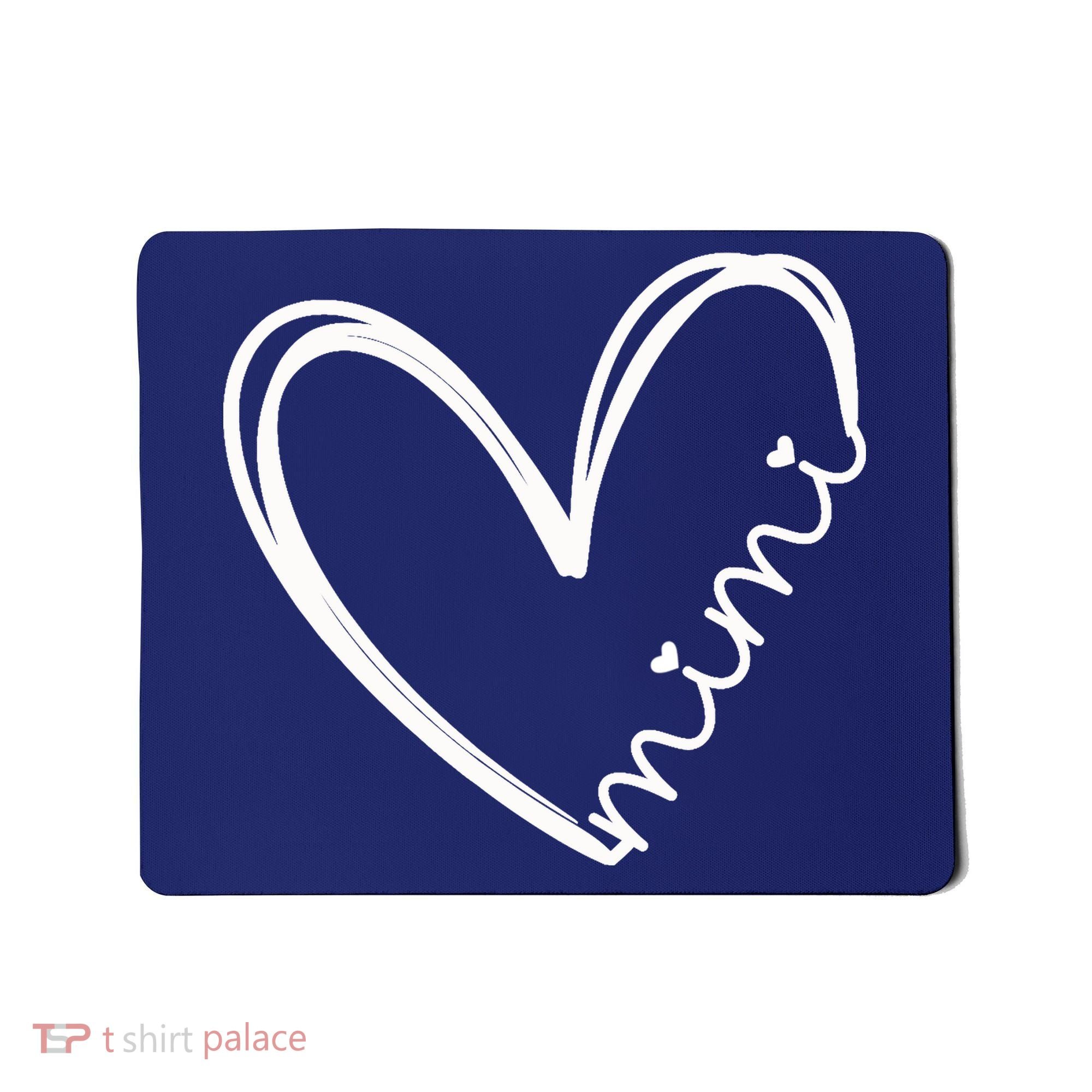 Funny Mimi Heart For Grandma Mother Day Wo Mousepad