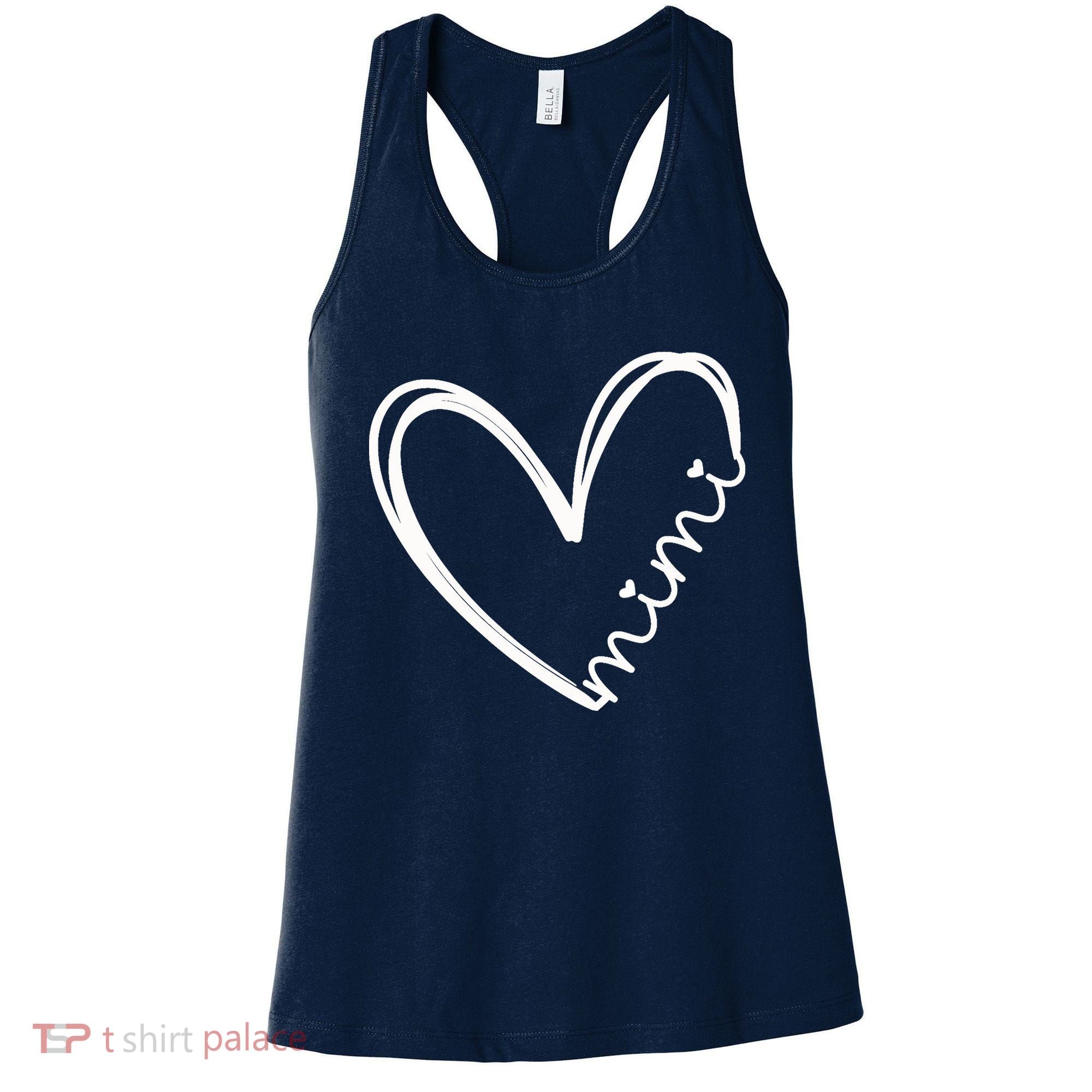 Funny Mimi Heart For Grandma Mother Day Wo Women's Tank Top