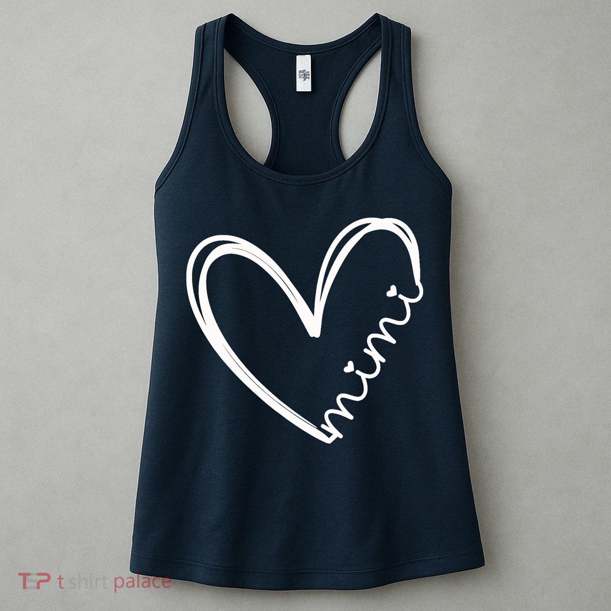 Funny Mimi Heart For Grandma Mother Day Wo Women's Tank Top