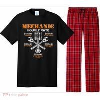 Funny Mechanic Hourly Rate Gif Labor Rates Pajama Set thumb 0