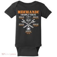 Funny Mechanic Hourly Rate Gif Labor Rates Baby Bodysuit thumb 0